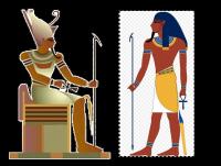 El dios egipcio Atum, de cuya masturbación brotó todo.