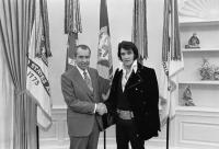 Elvis Presley y el presidente Richard Nixon