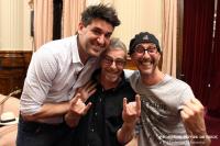 Emiliano Obregón, Gustavo Rowek y Sergio Berdichevsky