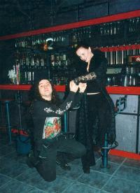 Tarja con CFR, en su primera visita a Buenos Aires en los 90s. (Foto: Carlos Mattioni)