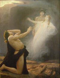 Orfeo y Eurídice por Edouard Kasparides (1896)